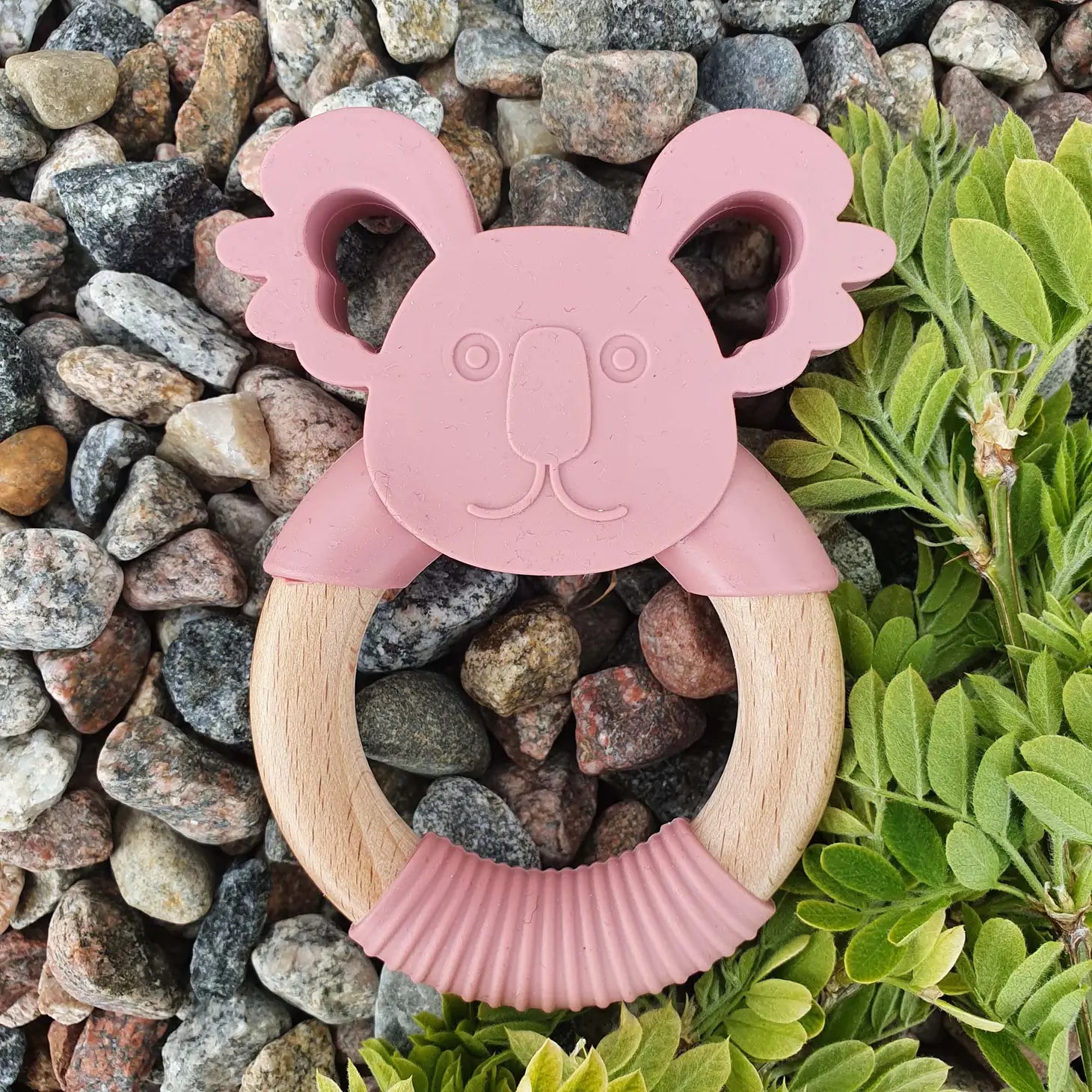 Beißring Koala - dusty rose