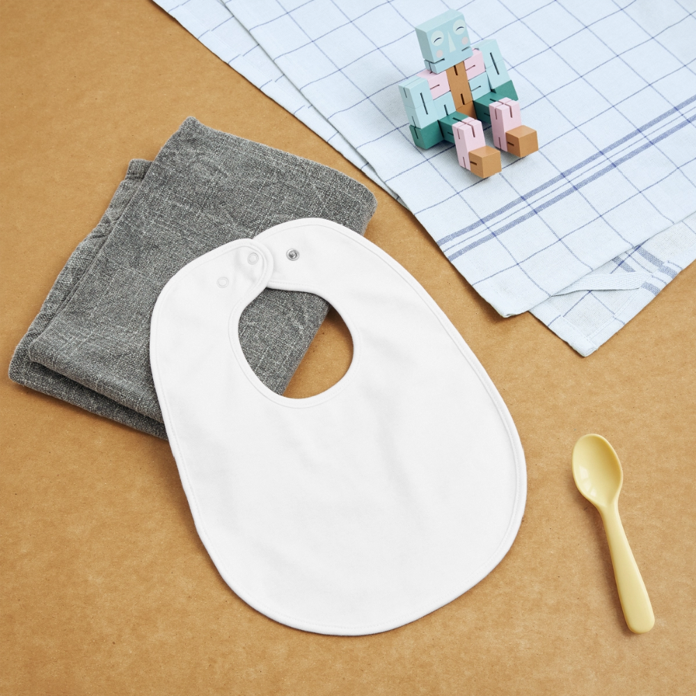 Baby Bio Lätzchen Silikon - Weiß