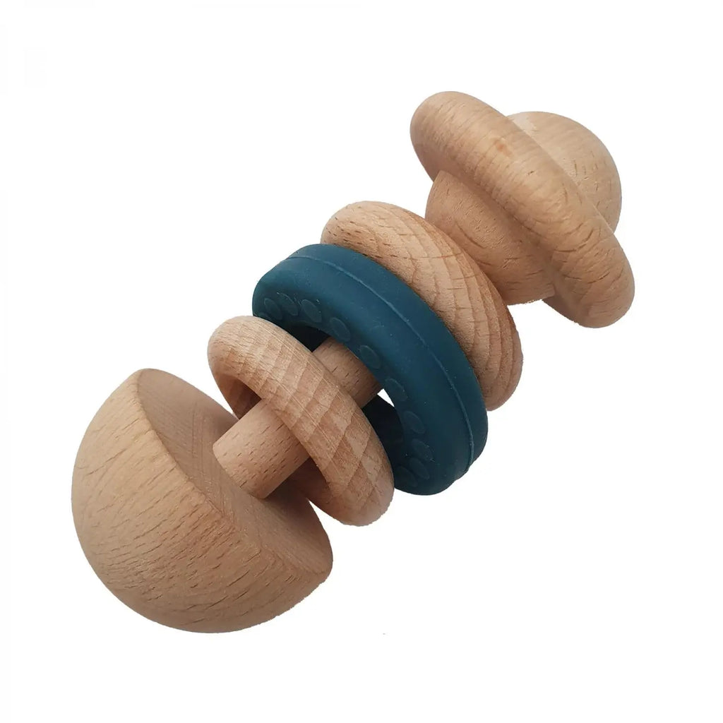 Baby Rassel - ozeanblau
