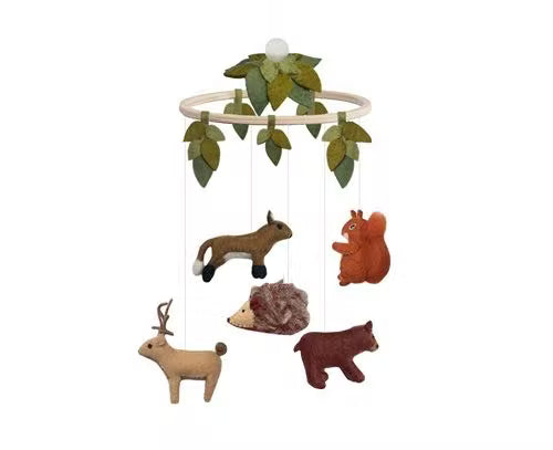 Baby Mobile - Woodland Leaves