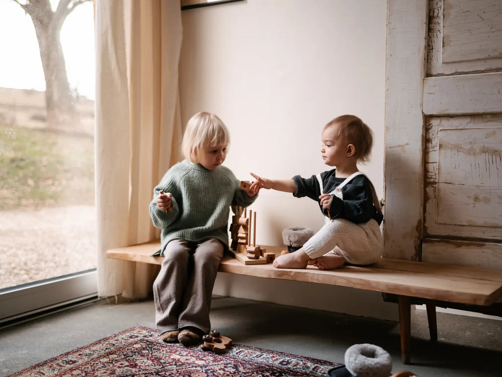 Montessori Stapelspielzeug - Natur