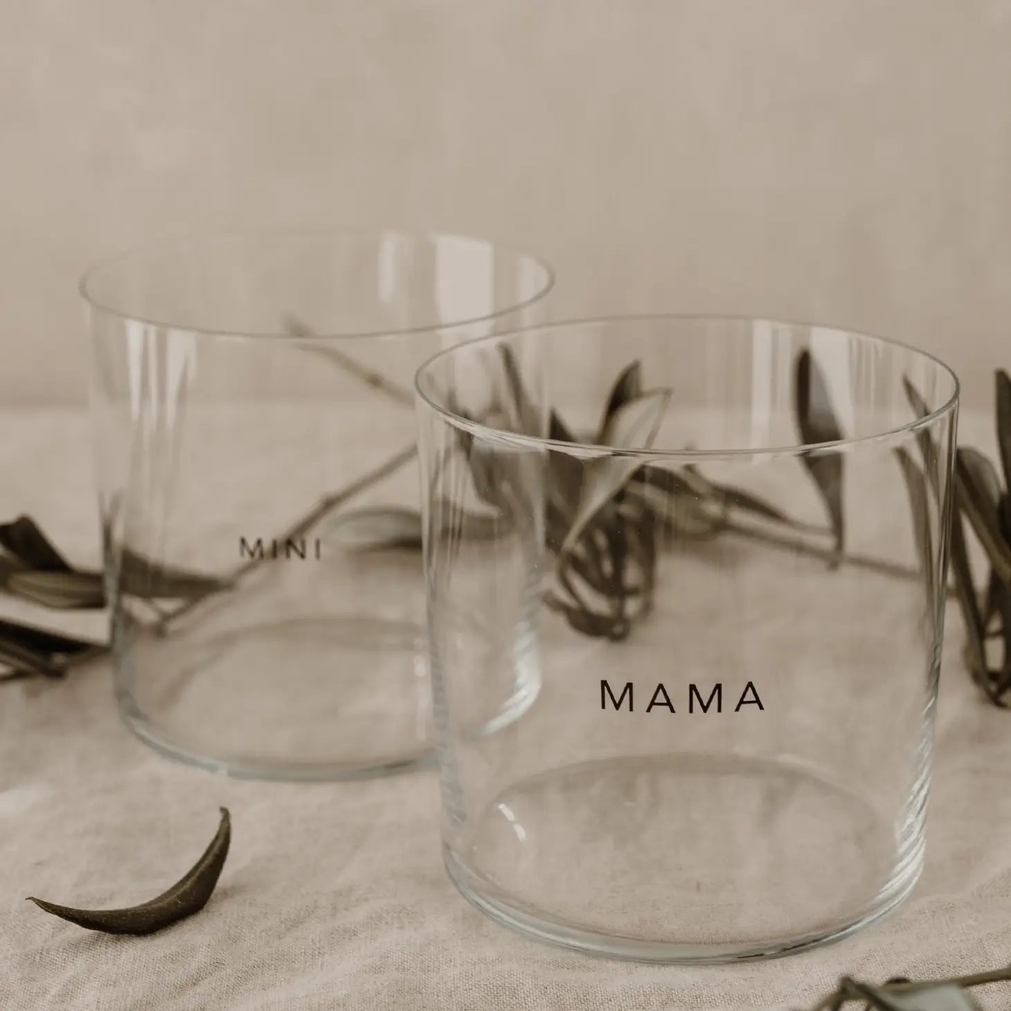 Trinkglas im 2er Set - Mama & Mini