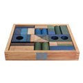 Montessori Holzklötze - blau
