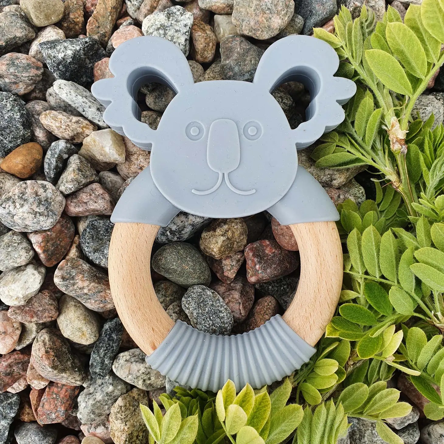 Beißring Koala - dunkelgrau
