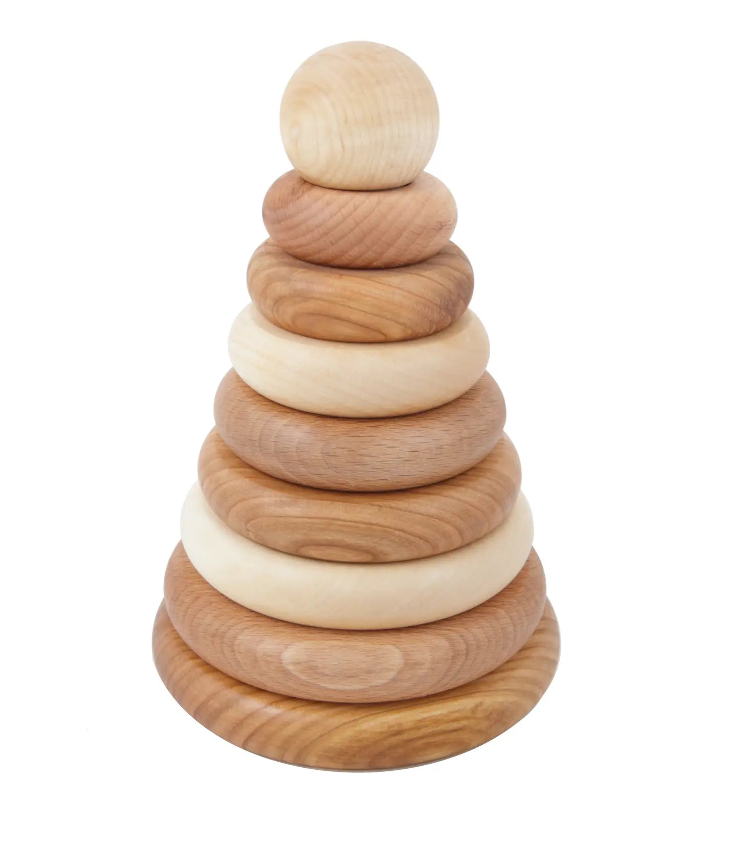 Montessori Stapelpyramide - natur