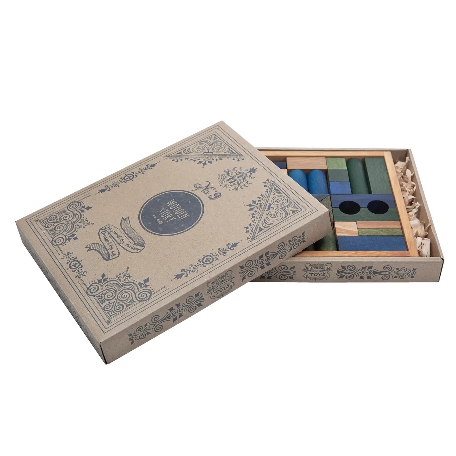 Montessori Holzklötze - blau