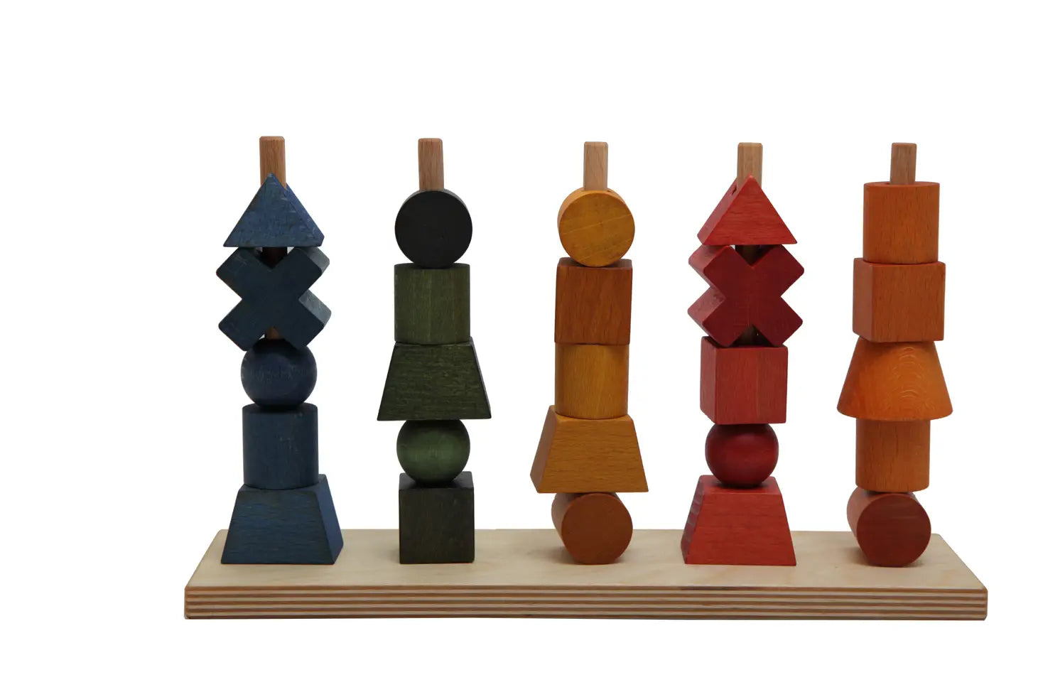 Montessori Stapelspielzeug - Regenbogen