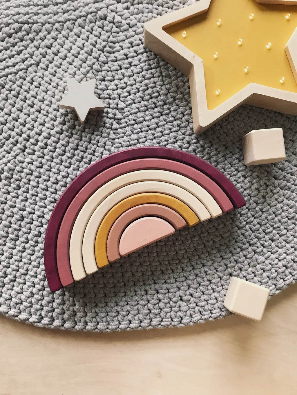 Montessori Holzstapel - Beere