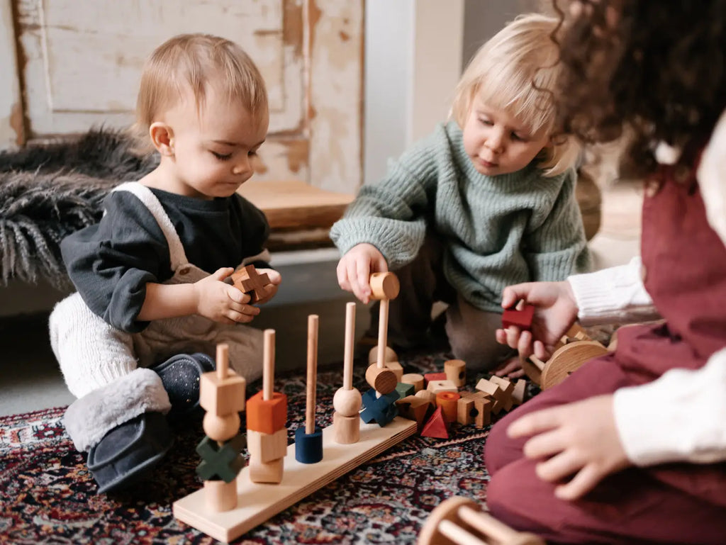 Montessori Stapelspielzeug - Regenbogen