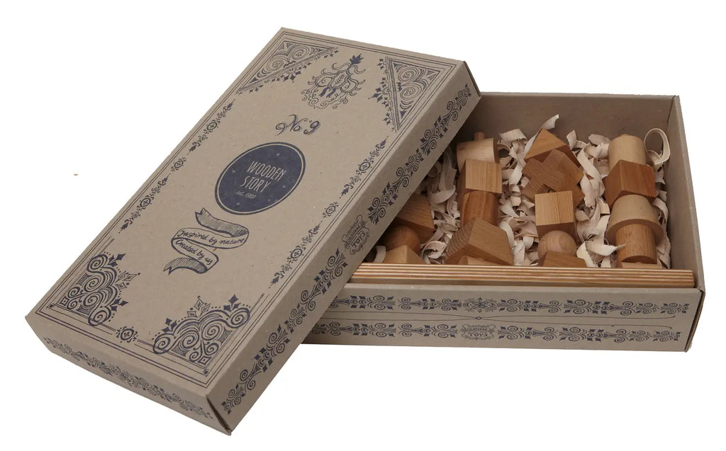 Montessori Holzklötze - natur