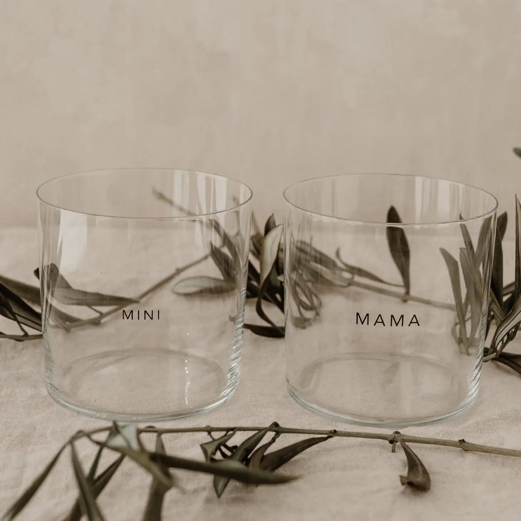 Trinkglas im 2er Set - Mama & Mini
