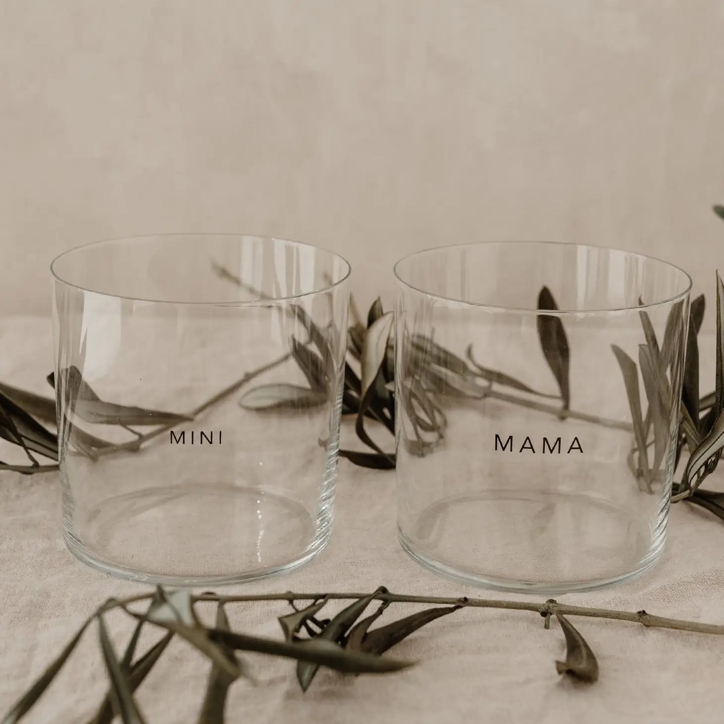 Trinkglas im 2er Set - Mama & Mini