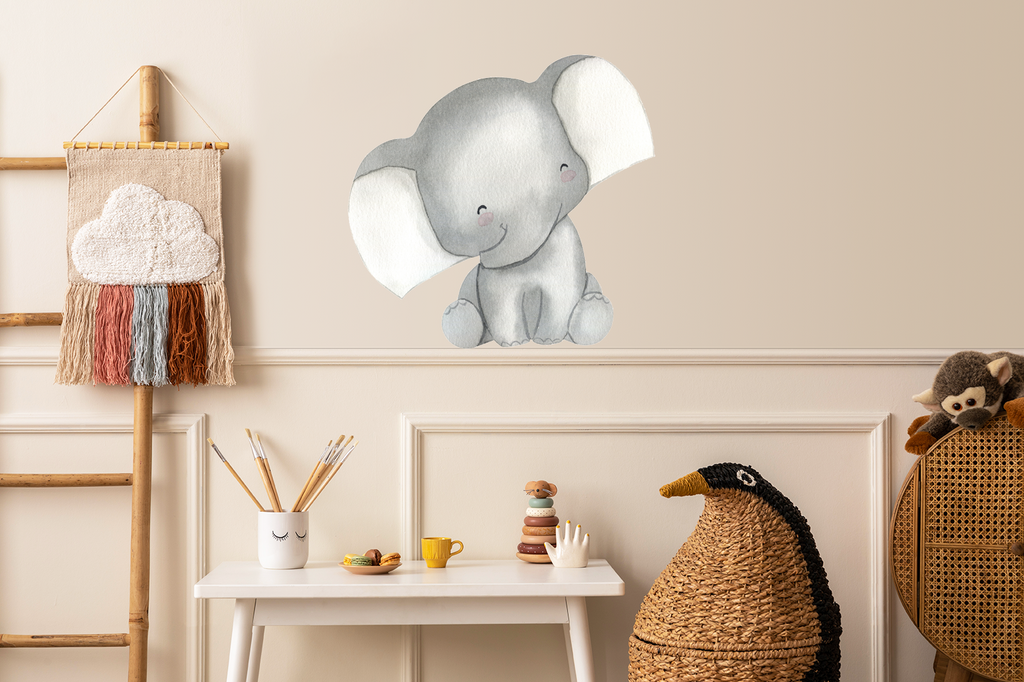 Wandsticker Aufkleber Elefant