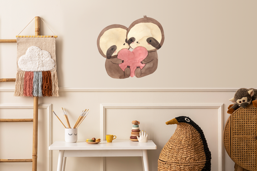 Wandsticker Aufkleber Faultiere