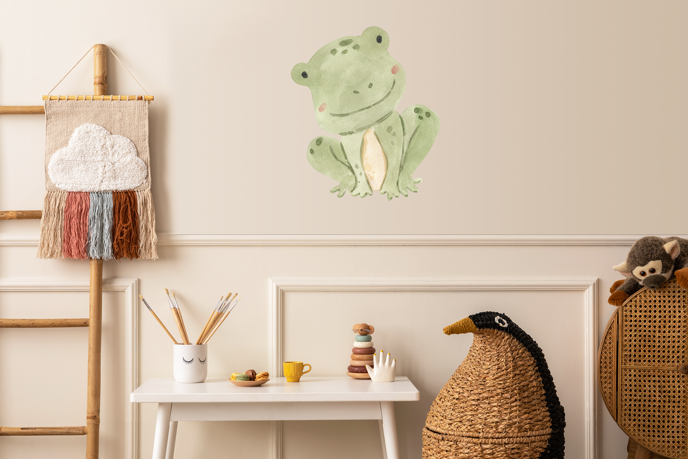Wandsticker Aufkleber Frosch