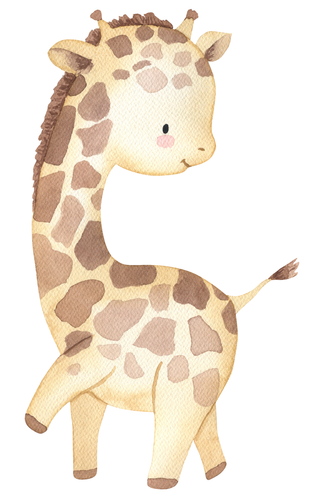 Wandsticker Aufkleber Giraffe
