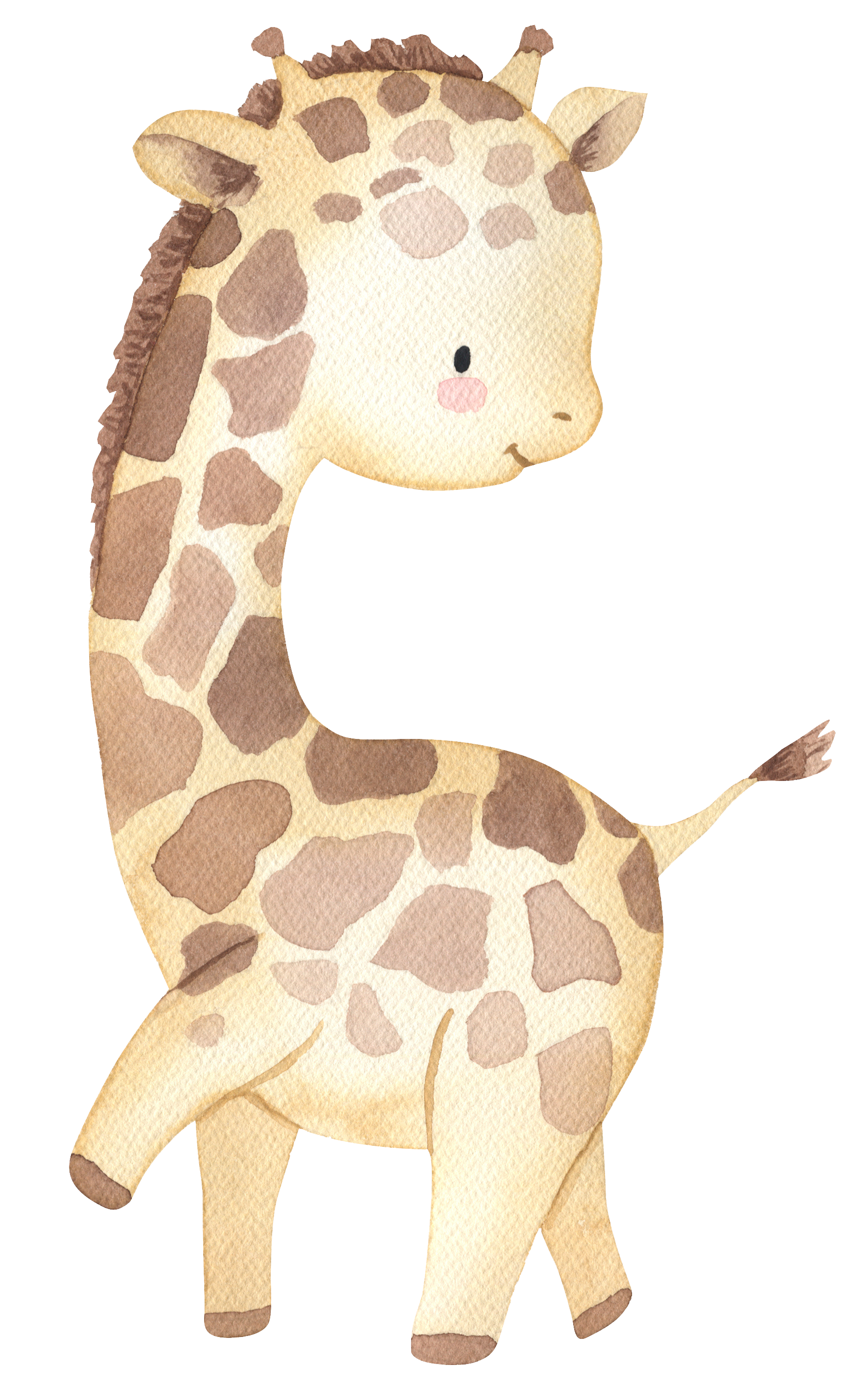 Wandsticker Aufkleber Giraffe