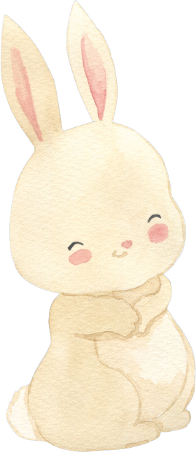 Wandsticker Aufkleber Hase