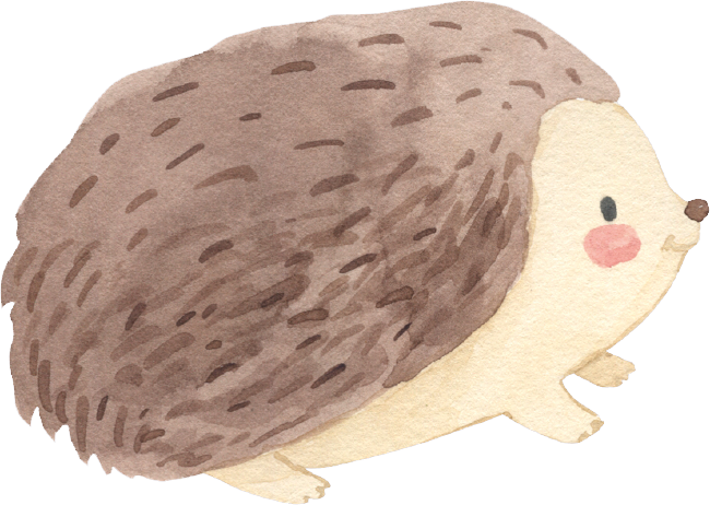 Wandsticker Aufkleber Igel