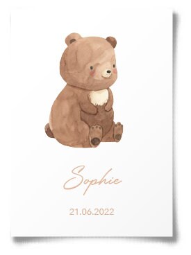 Kinderposter personalisiert mit Name