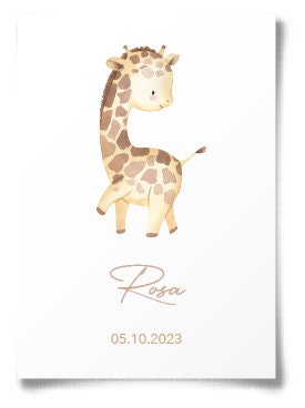 Kinderposter personalisiert mit Name
