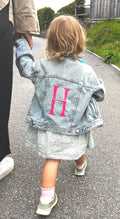 Personalisierte Jeansjacke Kinder mit Name