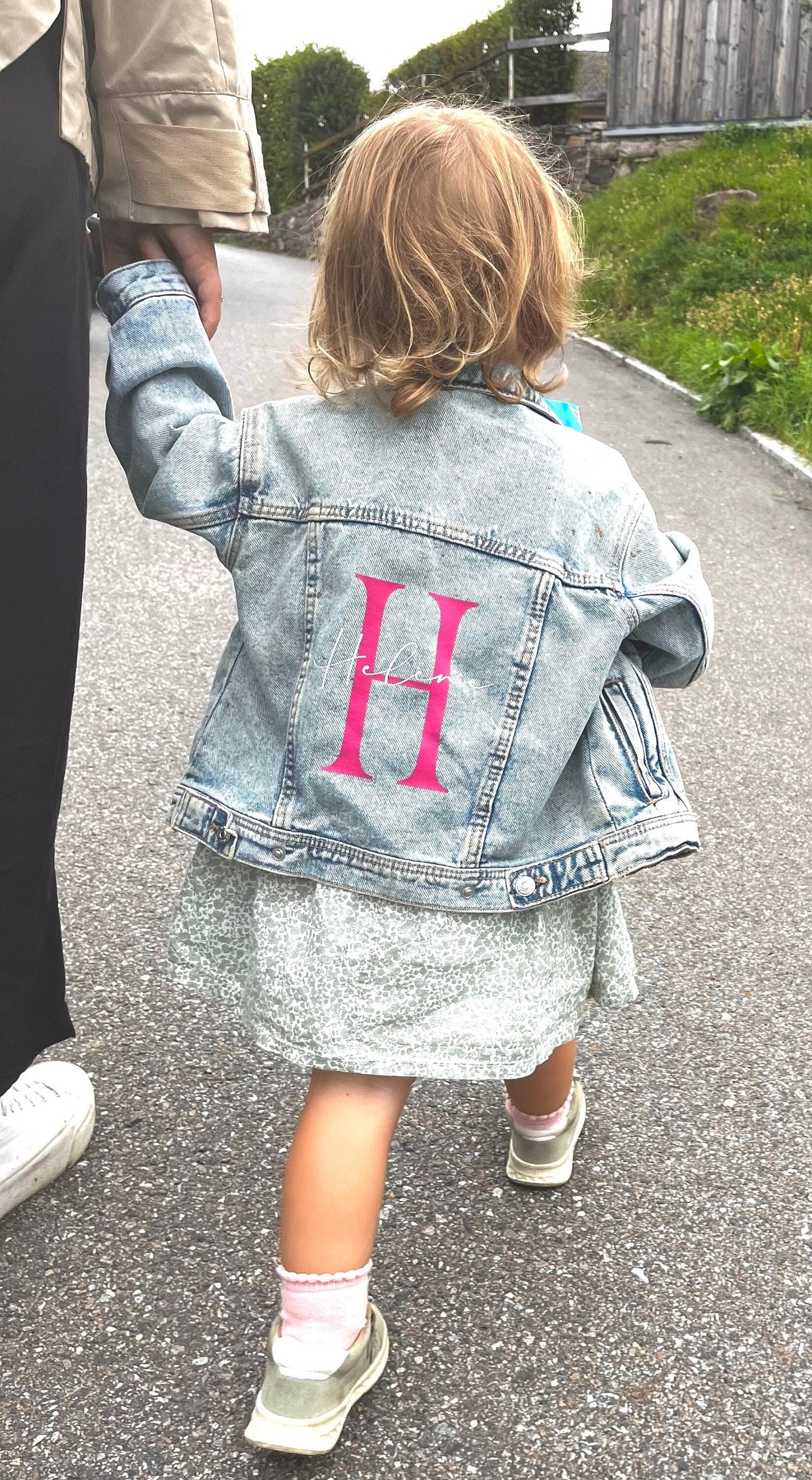 Personalisierte Jeansjacke Kinder mit Name