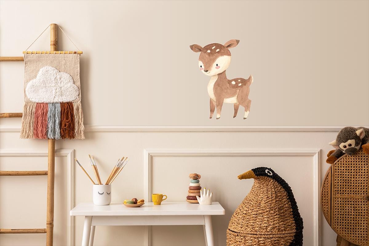 Wandsticker Set Waldtiere Kinderzimmer
