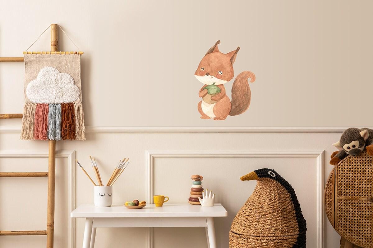 Wandsticker Set Waldtiere Kinderzimmer