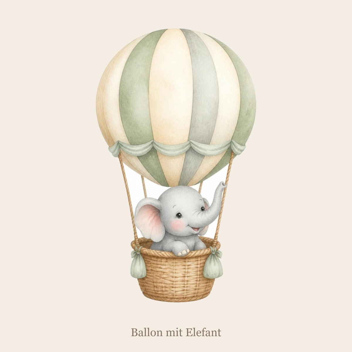 Wandsticker Set Heißluftballon Kinderzimmer