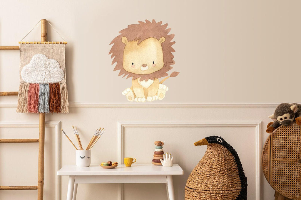Wandsticker Set Safari Tiere Kinderzimmer