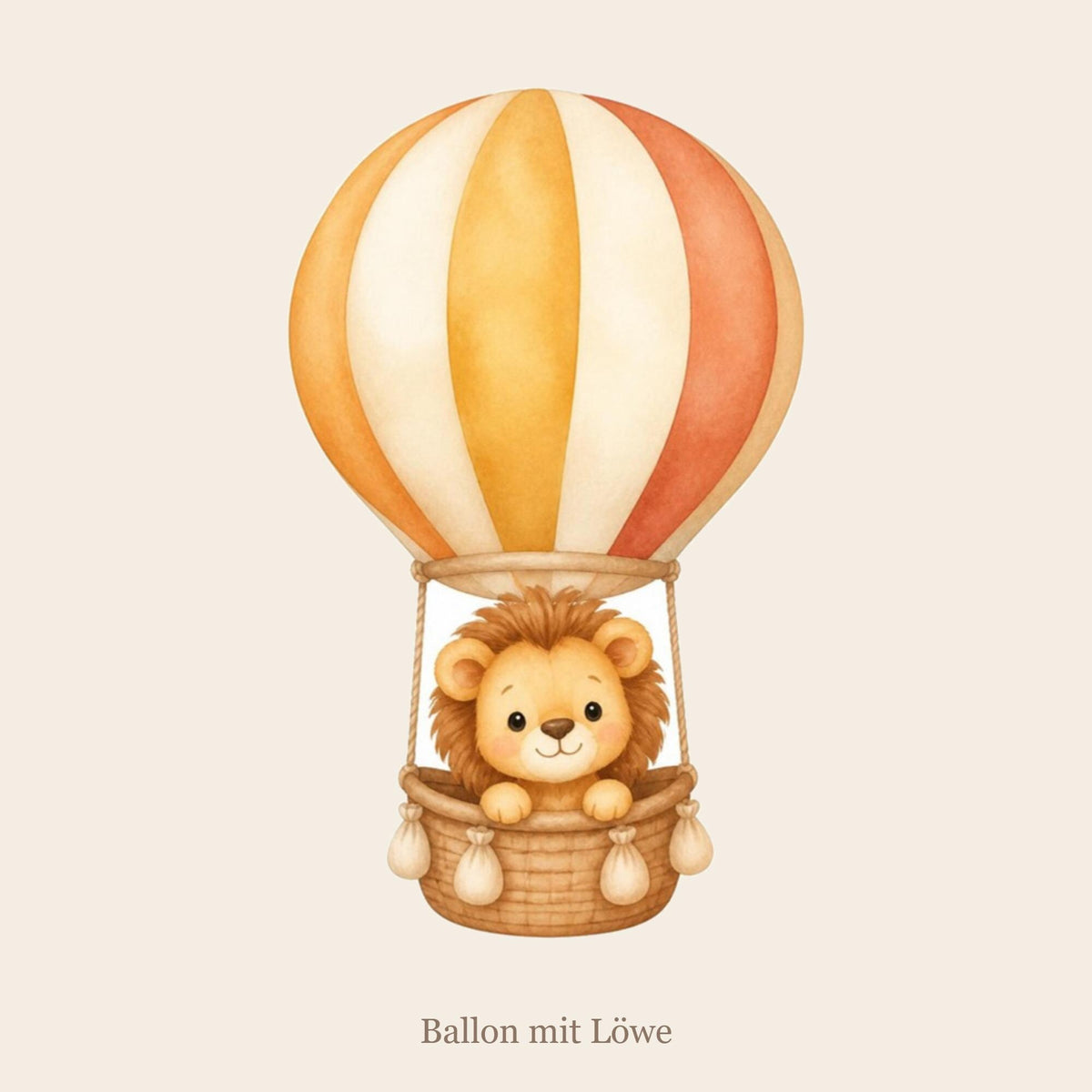 Wandsticker Set Heißluftballon Kinderzimmer