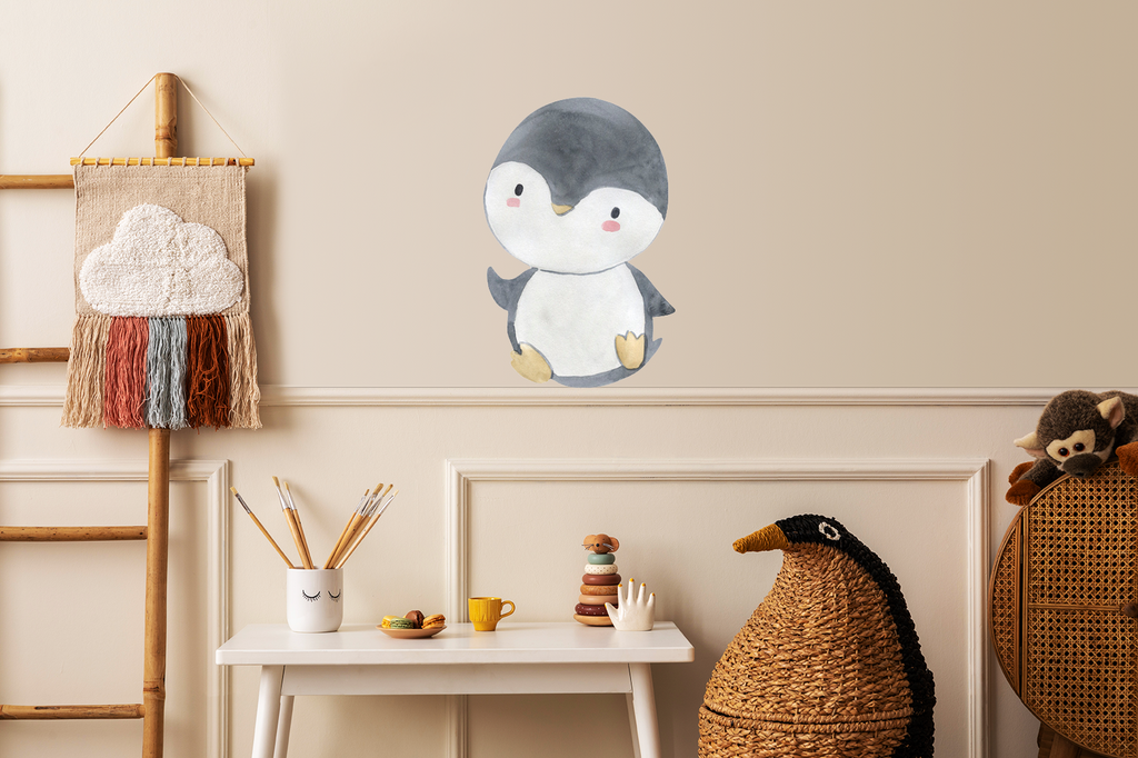 Wandsticker Aufkleber Pinguin