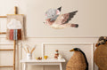Wandsticker Aufkleber Vogel mit Elefant