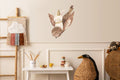 Wandsticker Aufkleber Vogel mit Hase