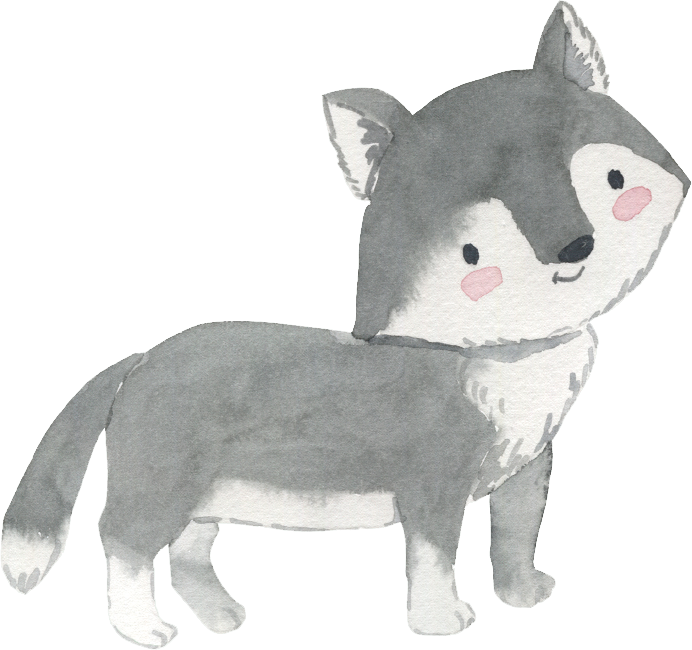 Wandsticker Aufkleber Wolf