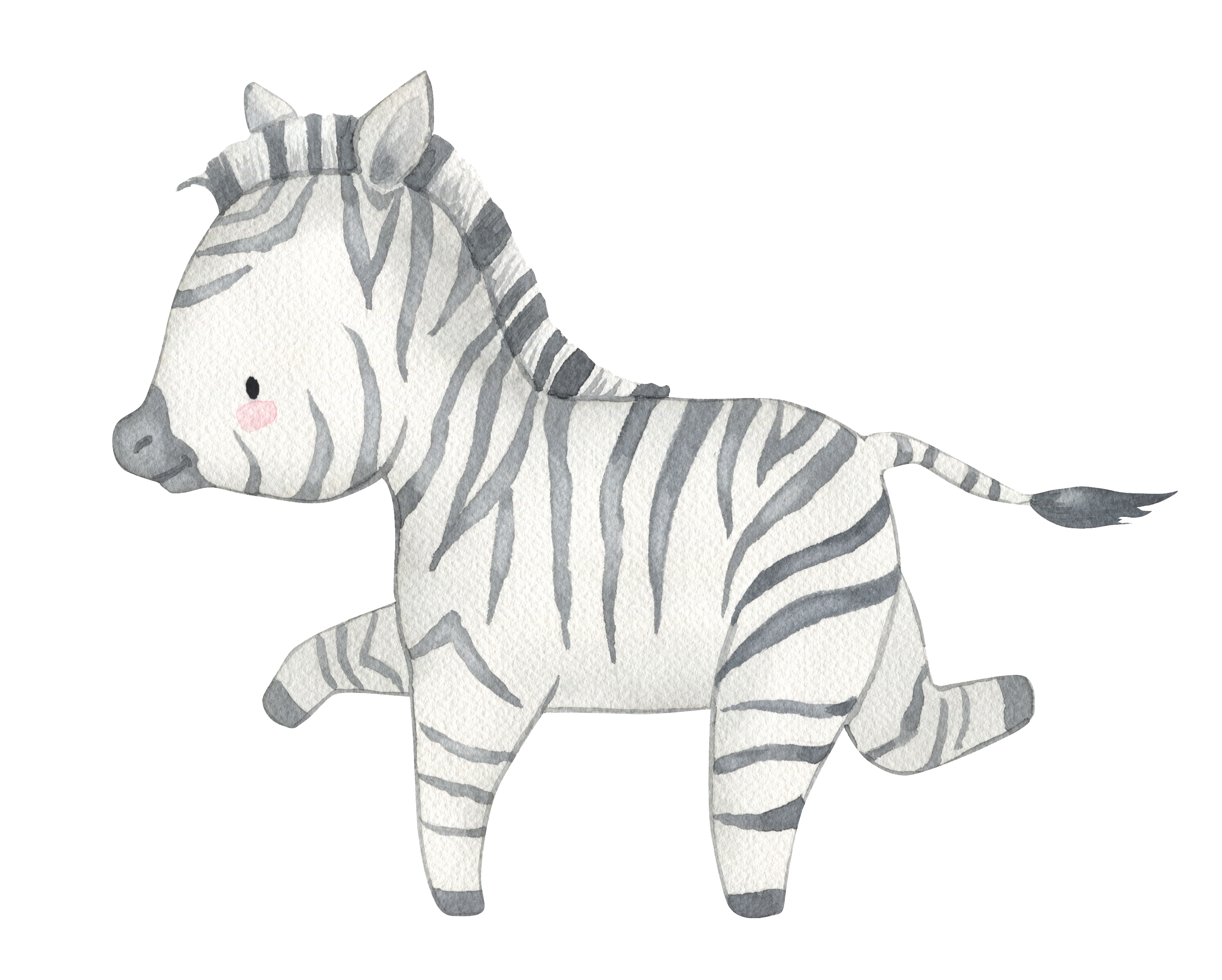 Wandsticker Aufkleber Zebra